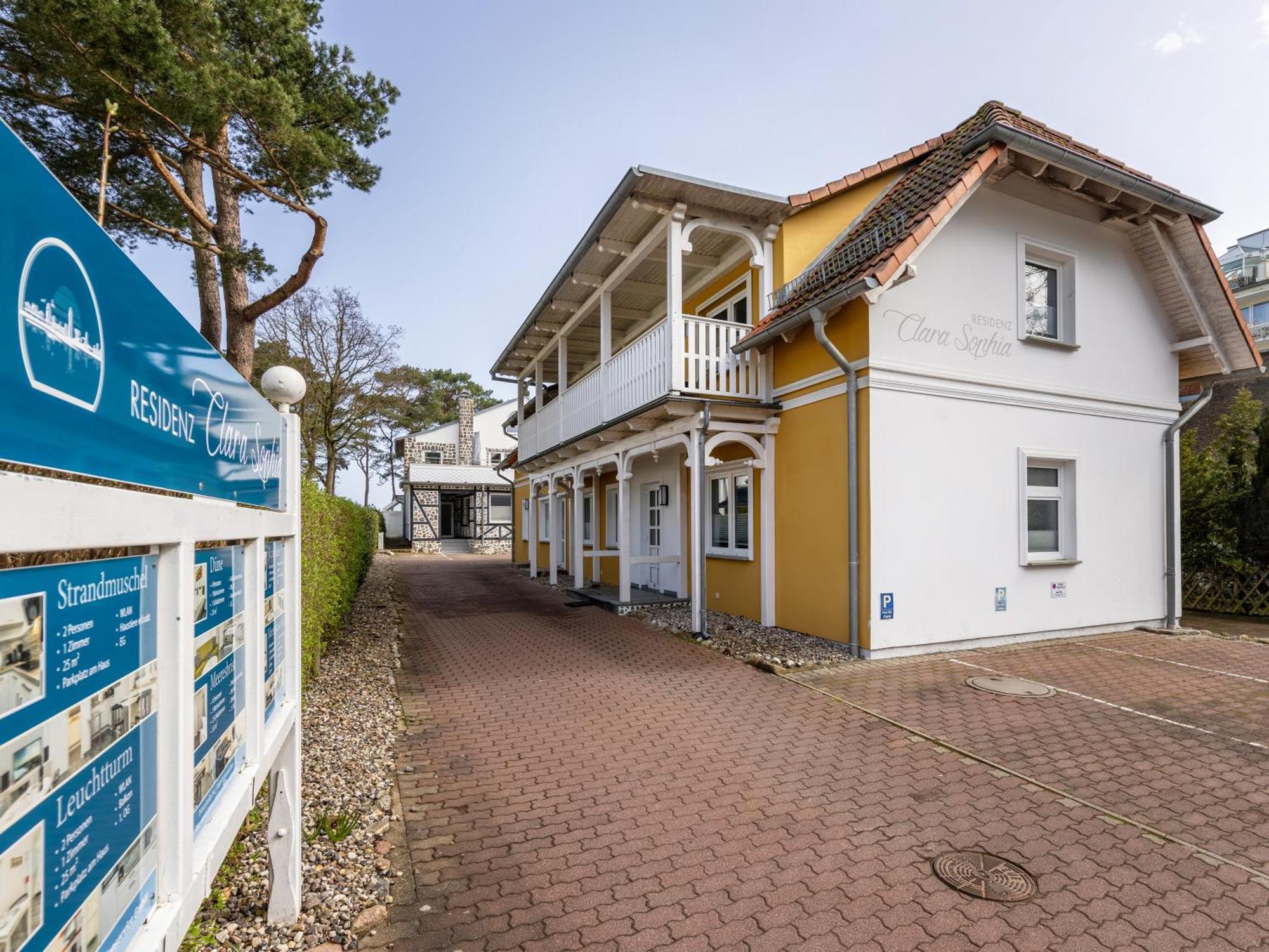 Ferienwohnung Meeresbrise In Der Residenz Clara Sophia Остзебад Бинц Экстерьер фото